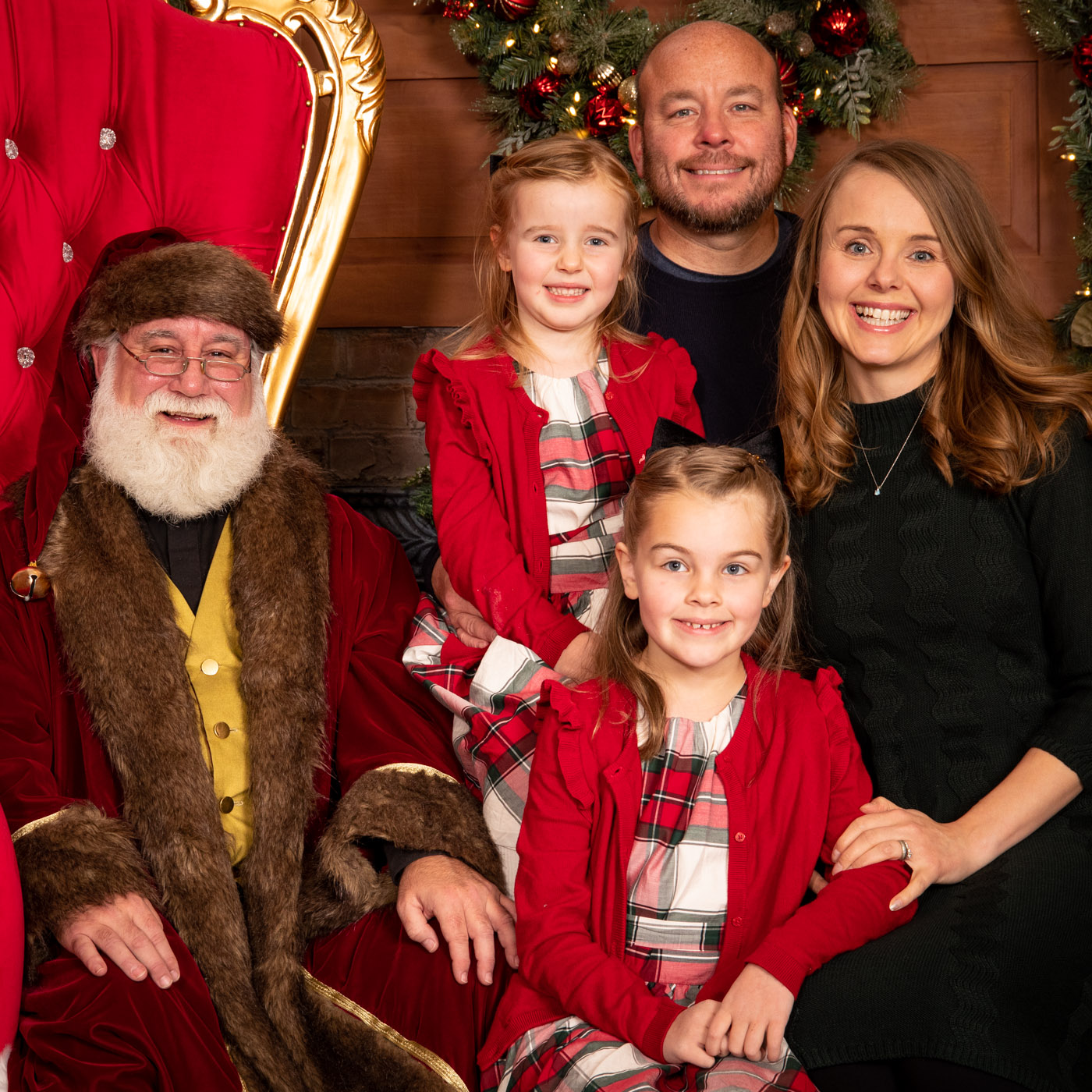 Family Photo with Santa